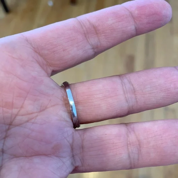 Sterling Silver 925 Cushion Cut Yellow Cubic Zirconia ring, sz 9.25 - Picture 4 of 12